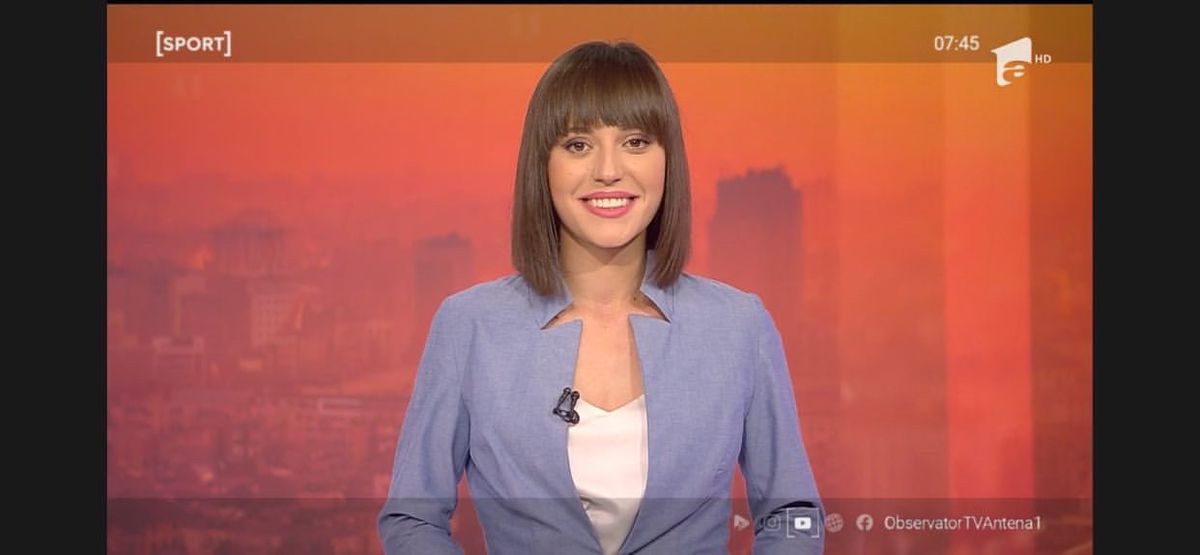 GALERIE FOTO „Transfer” la știrile din sport! Roxana, noua apariție spectaculoasă de la TV