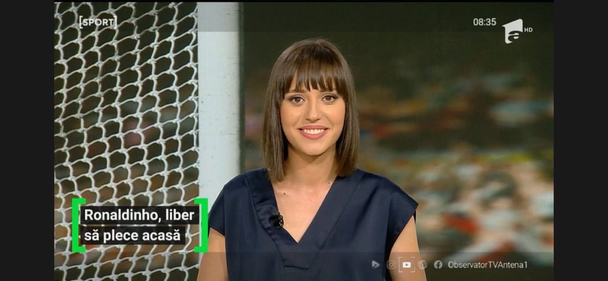 GALERIE FOTO „Transfer” la știrile din sport! Roxana, noua apariție spectaculoasă de la TV