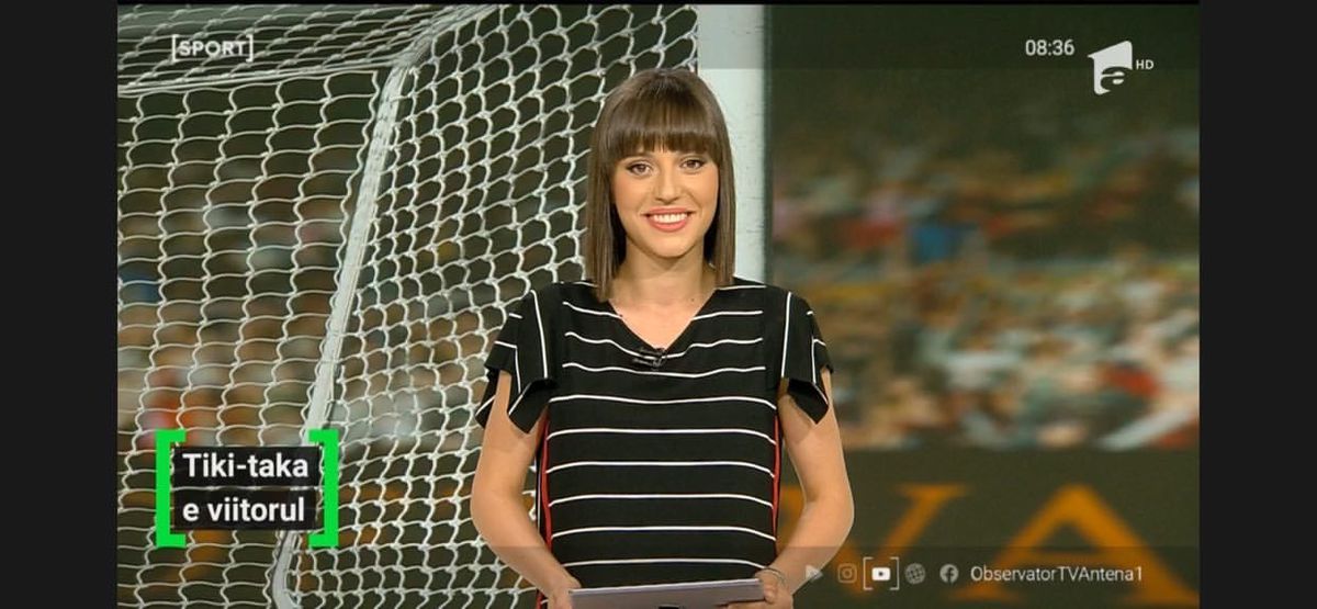 GALERIE FOTO „Transfer” la știrile din sport! Roxana, noua apariție spectaculoasă de la TV