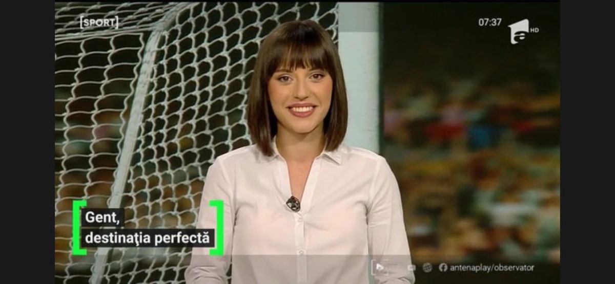 GALERIE FOTO „Transfer” la știrile din sport! Roxana, noua apariție spectaculoasă de la TV