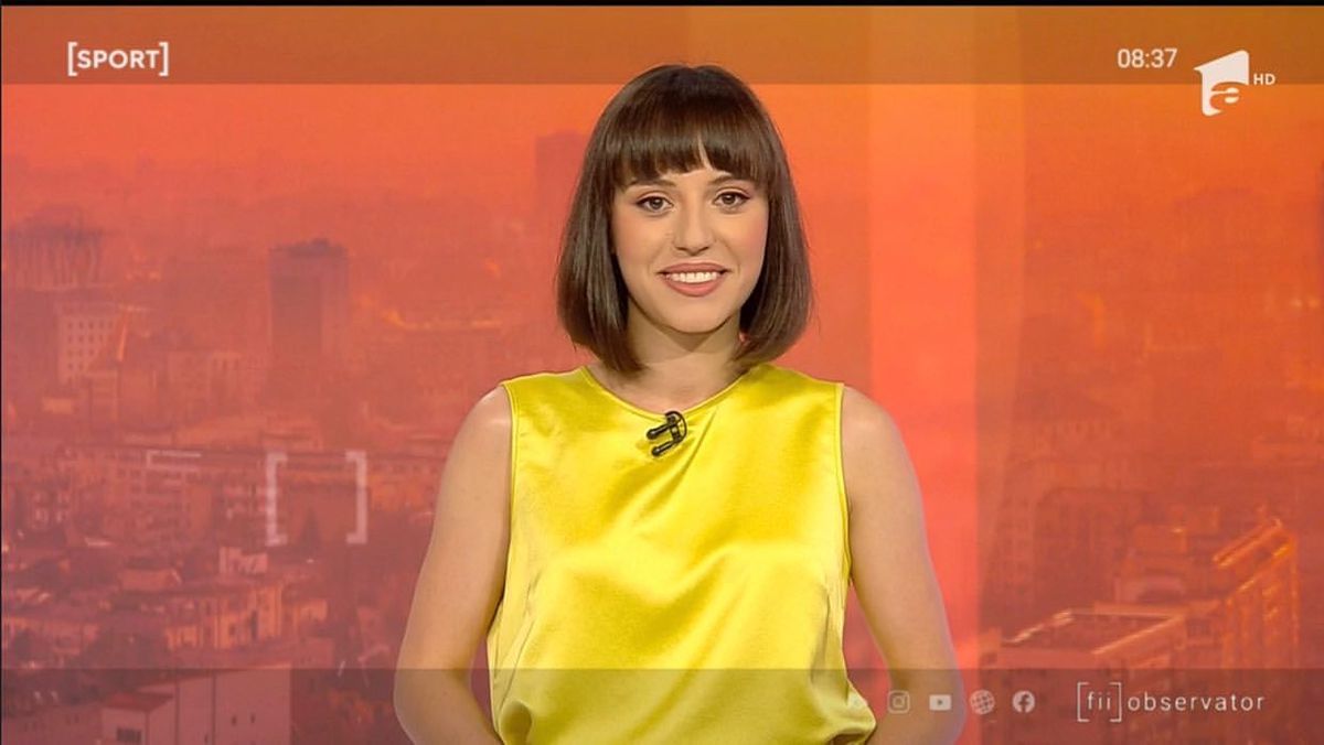 GALERIE FOTO „Transfer” la știrile din sport! Roxana, noua apariție spectaculoasă de la TV