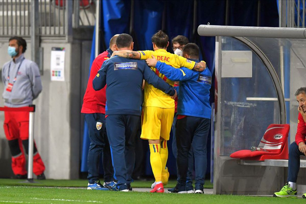 Ultimele detalii despre starea lui Ciprian Deac, accidentat în Austria - România