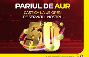 La US Open câștigi la 50! Joci LIVE și ai premii nelimitate pentru biletele tale