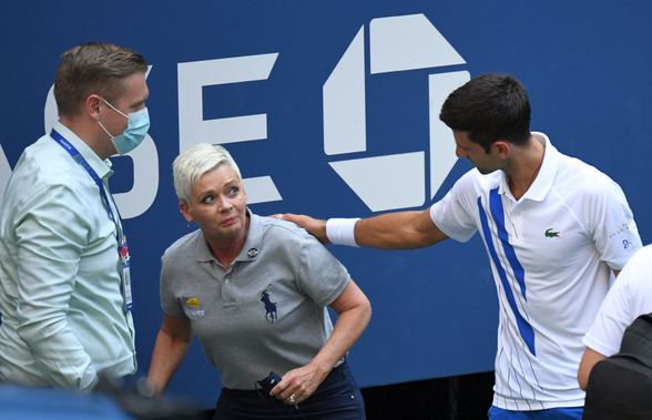 Novak Djokovic a sărit în apărarea arbitrului de linie, amenințat cu moartea după descalificarea de la US Open: „Vă rog să vă amintiți asta”