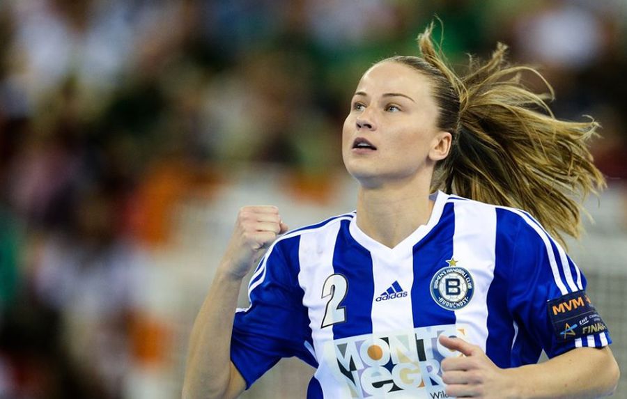 Radmila Petrovici pe vremea când juca la Buducnost