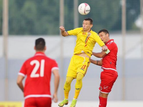 Valentin Costache (22 de ani) a marcat din penalty în victoria României U21, scor 3-0, din Malta.