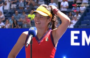 Emma Răducanu e în semifinale la US Open! Performanță de pe altă planetă pentru jucătoarea cu origini românești