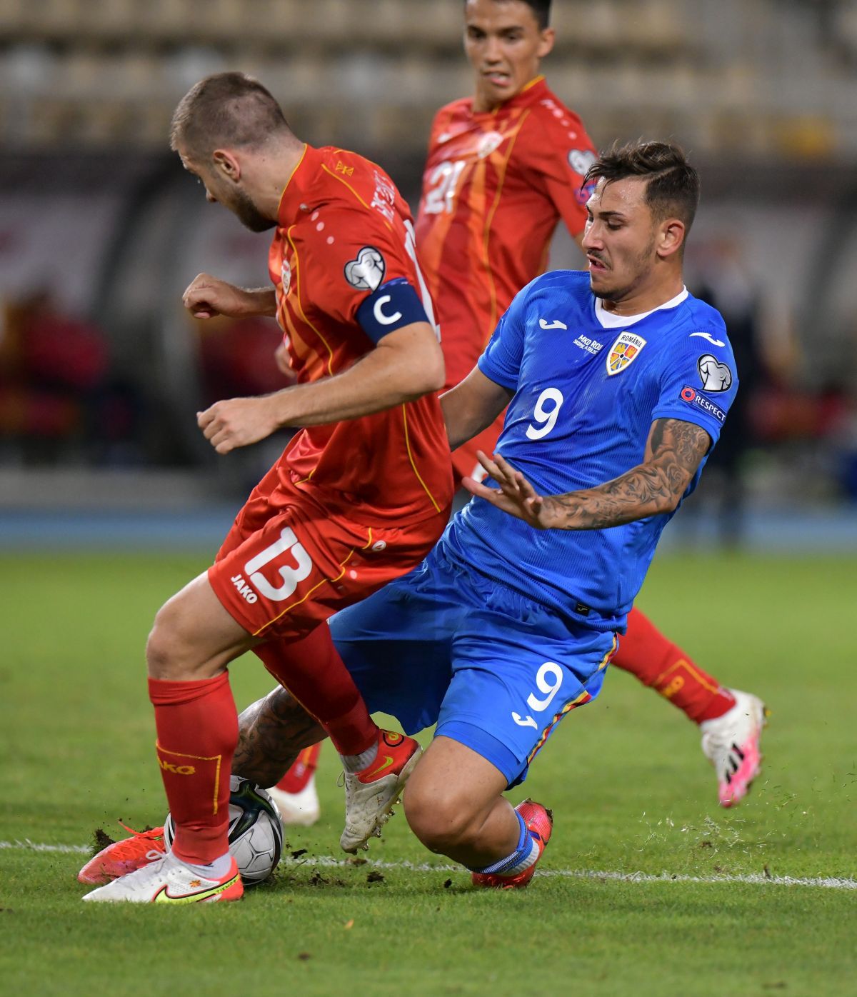 Macedonia de Nord - România 0-0 » „Tricolorii” rămân în cărți pentru baraj! Clasamentul grupei