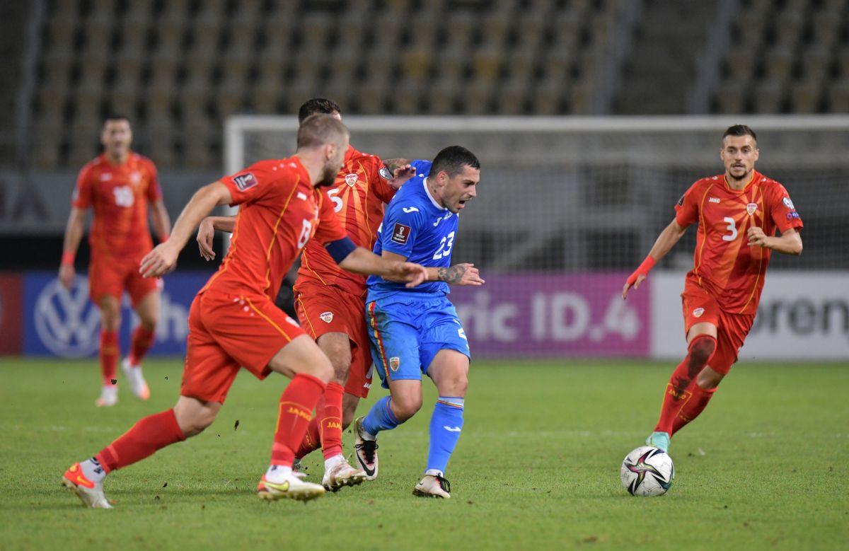 Macedonia de Nord - România 0-0 » „Tricolorii” rămân în cărți pentru baraj! Clasamentul grupei