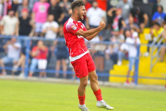 Antonio Bordușanu, sărbătorind o reușită a lui Dinamo / FOTO: Imago