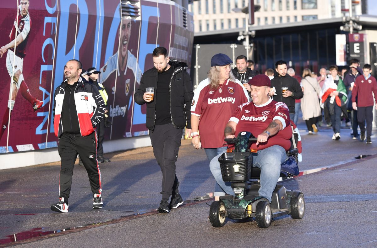 FOTO West Ham - FCSB, suporteri 08.09.2022