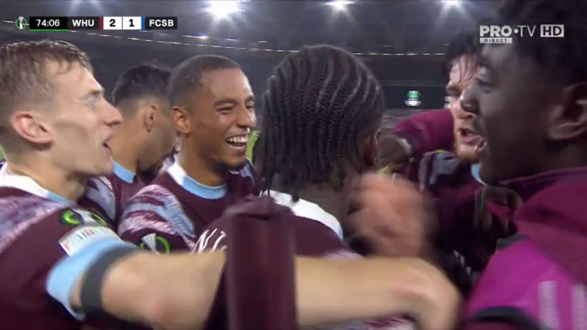 FOTO West Ham - FCSB, gol Emerson 08.09.2022