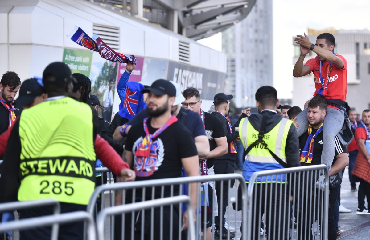 FOTO West Ham - FCSB, suporteri 08.09.2022
