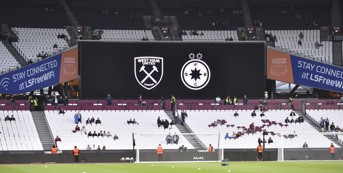 FOTO West Ham - FCSB, suporteri 08.09.2022