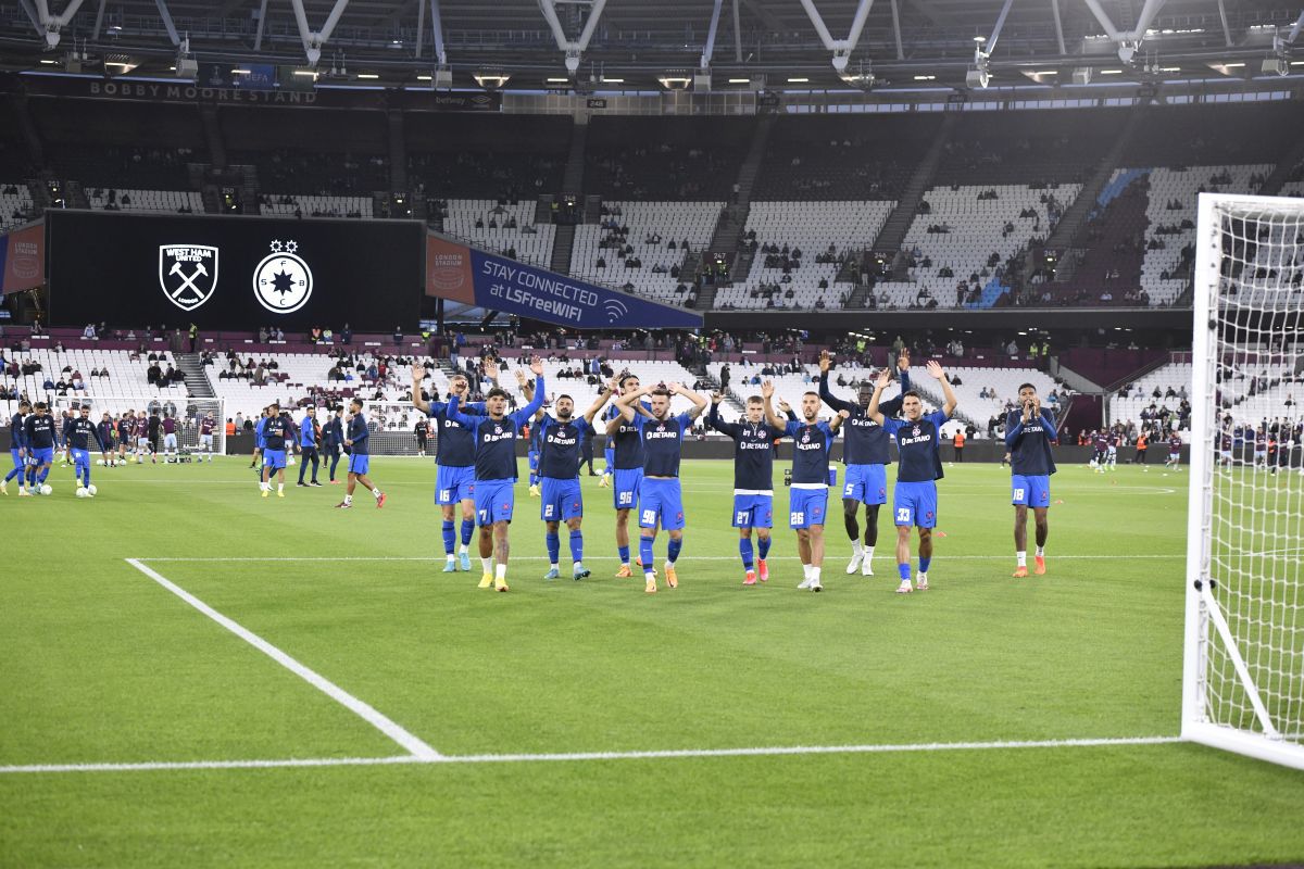 FOTO West Ham - FCSB, suporteri 08.09.2022