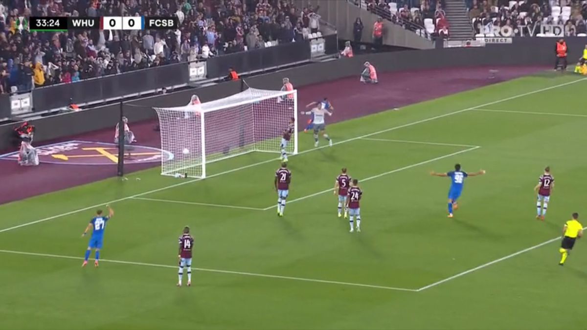 FOTO West Ham - FCSB 0-1, cum a marcat Cordea 08.09.2022
