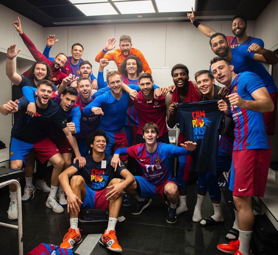 In the Barcelona locker room after winning the title in Spain last season The Barcelona Dinamo player is convinced he made an excellent choice: