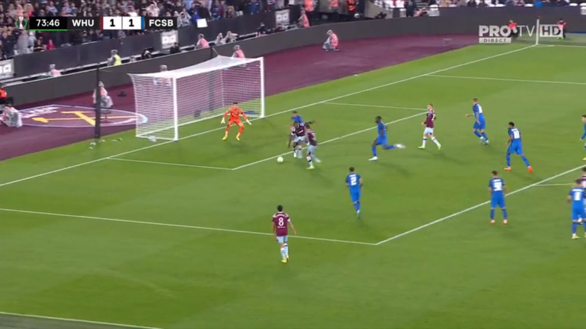 Tavi Popescu a comis-o la 5 minute de la intrarea pe teren! Gafă decisivă în West Ham - FCSB