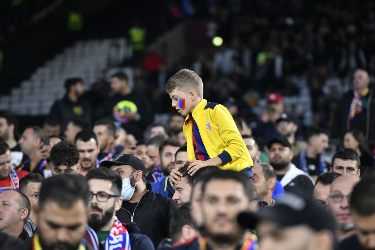 FOTO West Ham - FCSB, suporteri 08.09.2022