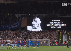Silence pentru Regină » Imagini emoționante cu momentul de reculegere de pe London Stadium: mii de oameni în lacrimi