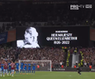 West Ham - FCSB a trecut în plan secund și pentru suporterii ambelor formații. A fost liniște în arenă, totul s-a transformat într-un tribut pentru Regina Elisabeta a II-a, care a decedat în această seară.
