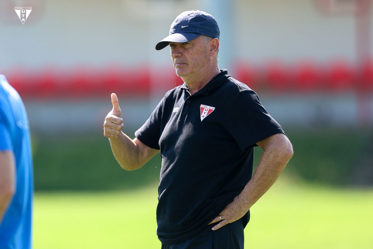 Mircea Rednic, primul antrenament după infarctul suferit la meciul cu FCSB