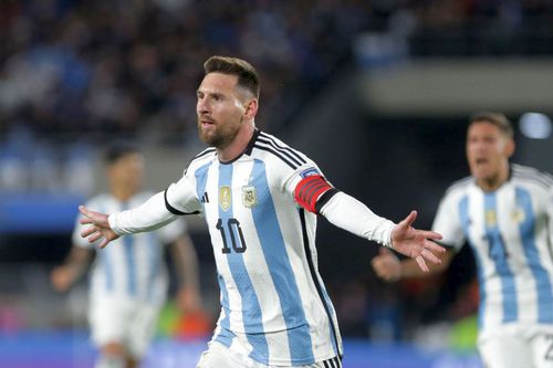 Lionel Messi, decisiv în Argentina - Ecuador. 
Foto: Getty Images