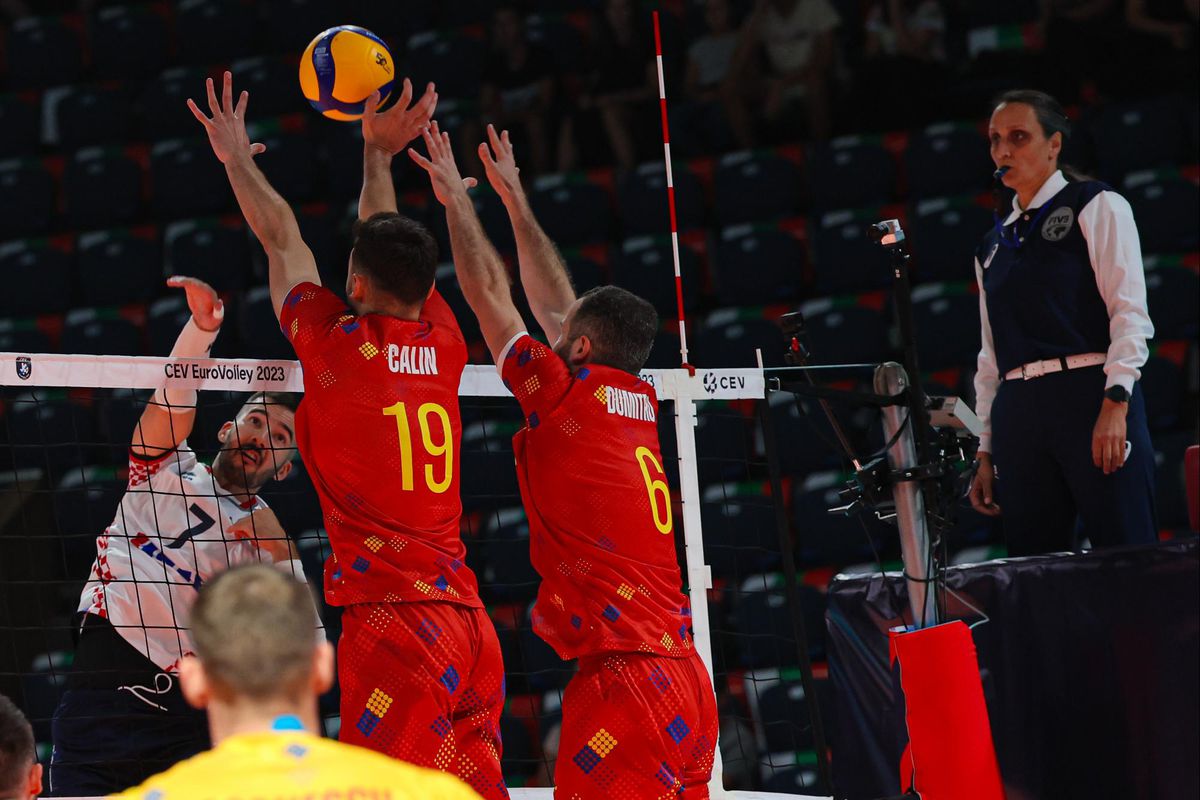 Cele mai tari imagini din România - Croația, optimea de finală de la Mondialul de volei masculin / FOTO: CEV