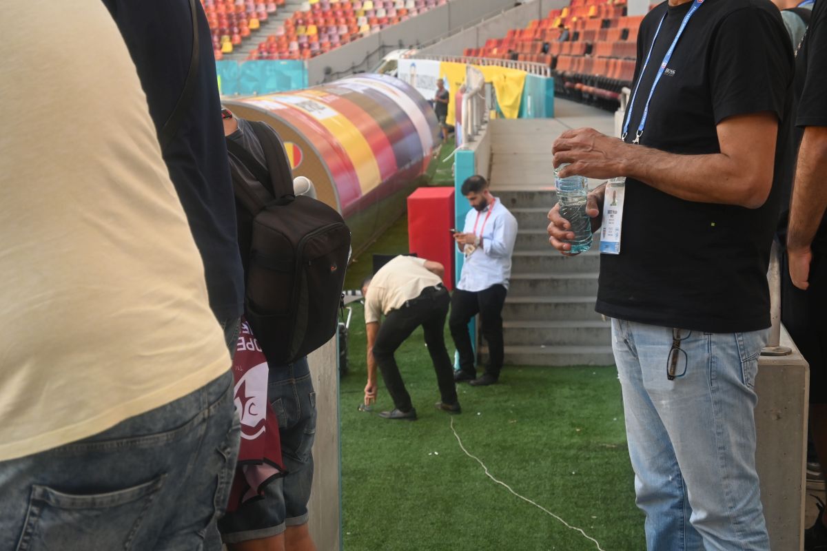 Antrenament Israel înainte de meciul cu România, de pe Arena Națională