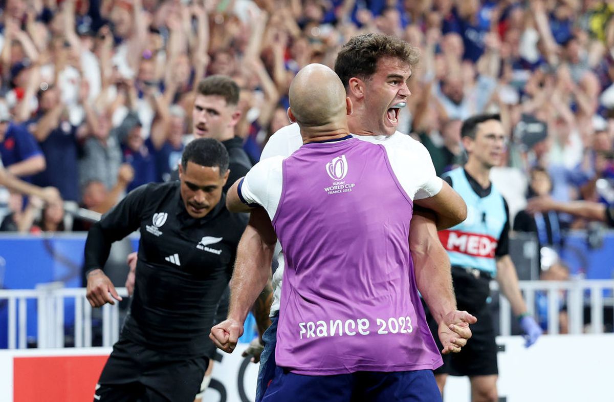 Franța, debut cu o victorie de vis împotriva All Blacks în fața a 80.000 de fani! Noua Zeelandă, prima înfrângere din istorie în grupele Mondialului!