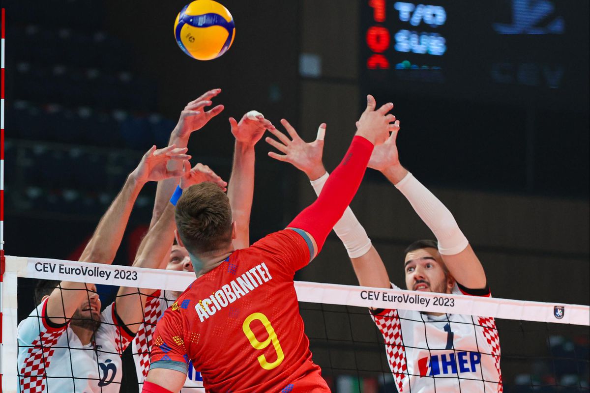 Cele mai tari imagini din România - Croația, optimea de finală de la Mondialul de volei masculin / FOTO: CEV