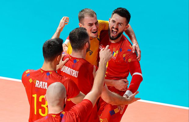 SENZAȚIONAL! România este în sferturi la Europeanul de volei după 38 de ani » Victorie în decisiv după un meci infernal cu Croația