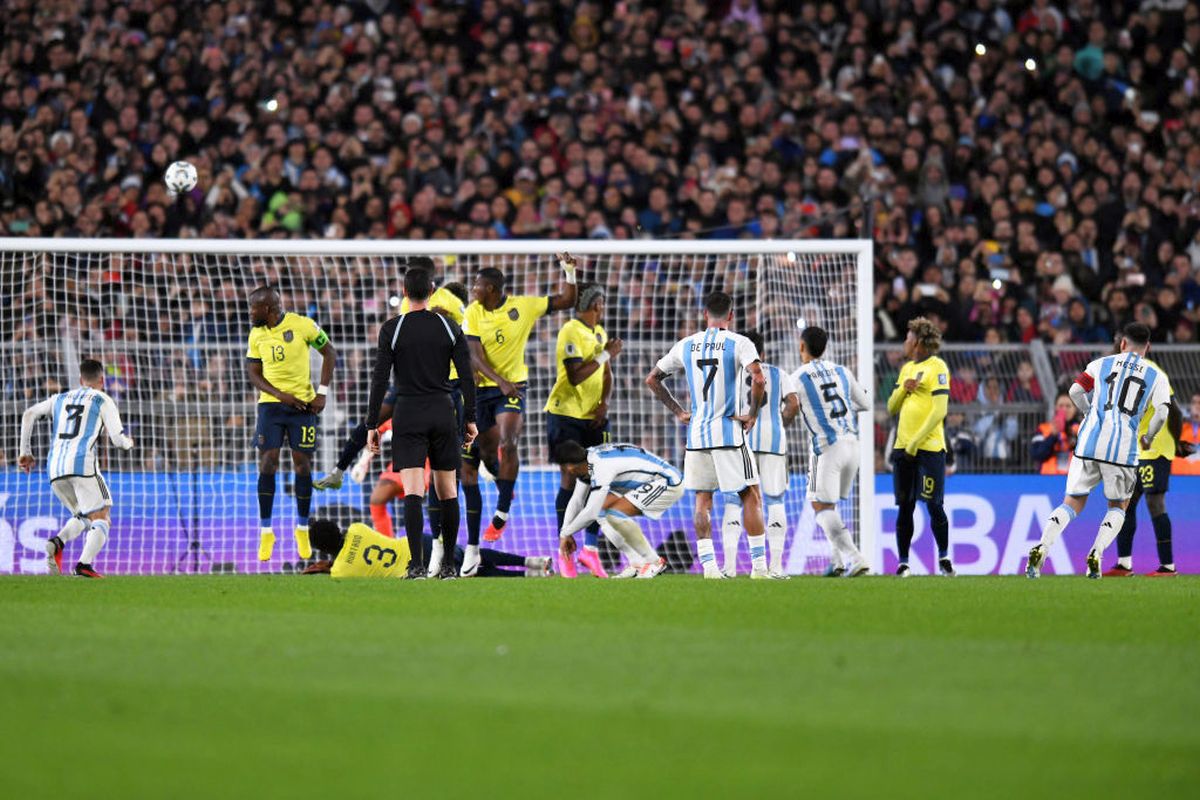 Lionel Messi, din nou decisiv » A marcat singurul gol al meciului contra Ecuadorului și l-a egalat pe David Beckham