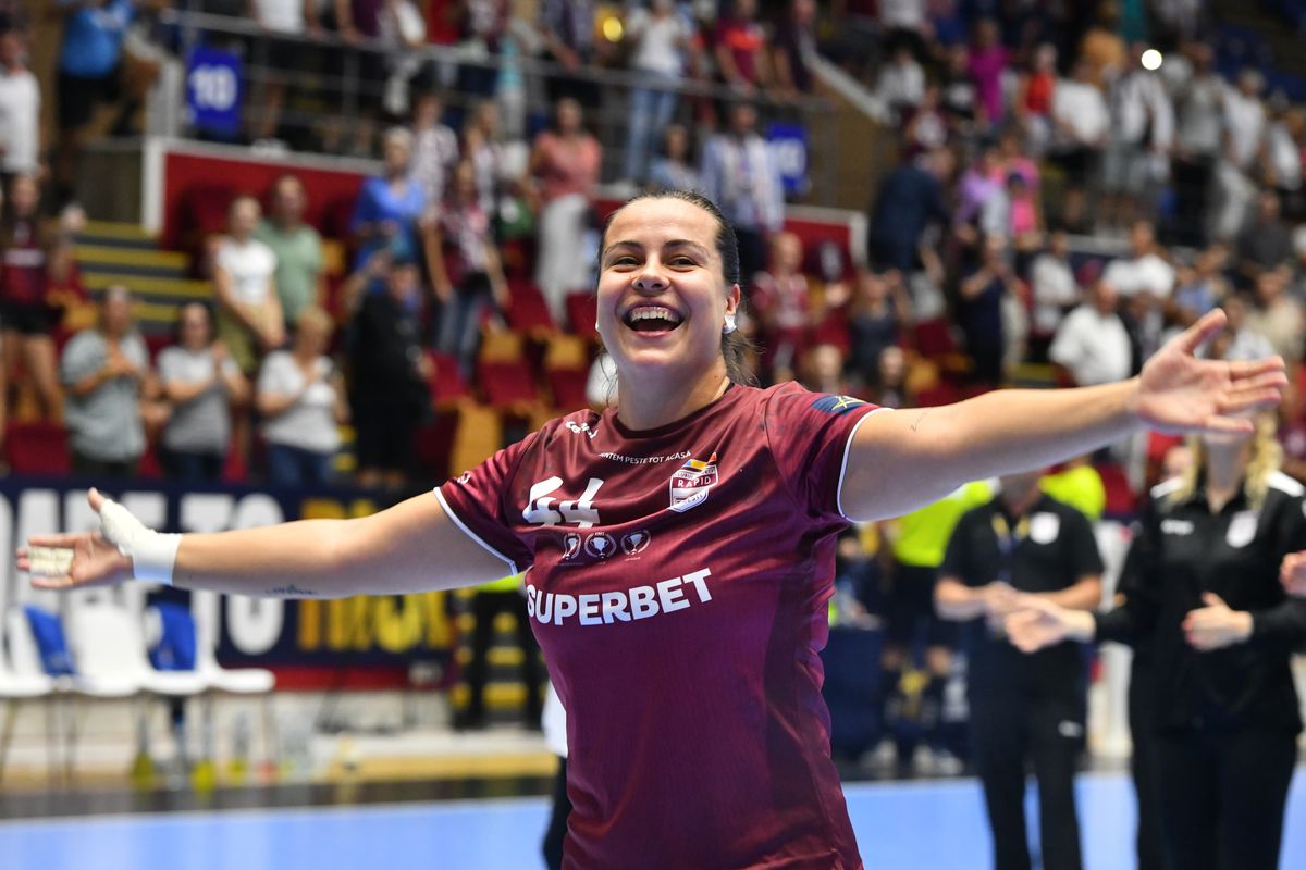 Debut cu dreptul pentru Rapid cu Buducnost în noul sezon de Liga Campionilor la handbal feminin