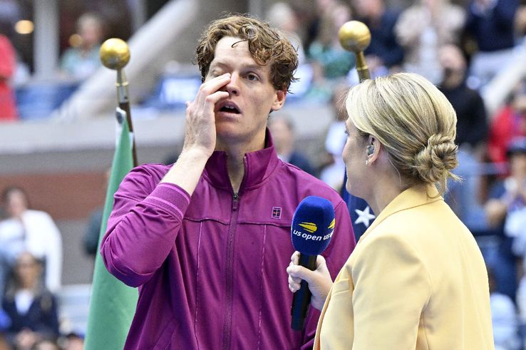 Jannik Sinner, emoționat după triumful de la US Open FOTO Imago Images