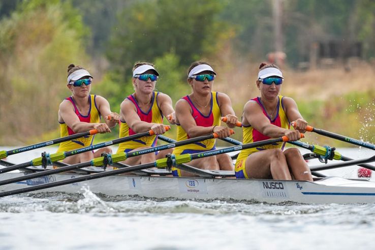 Barca feminină U23 de 4 vâsle Foto: Balint Czucz