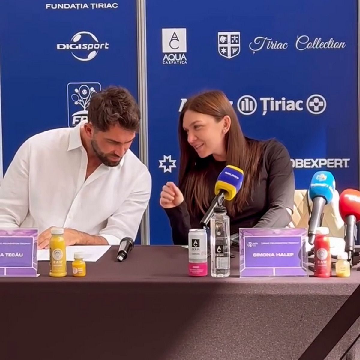 Simona Halep - Ion Țiriac