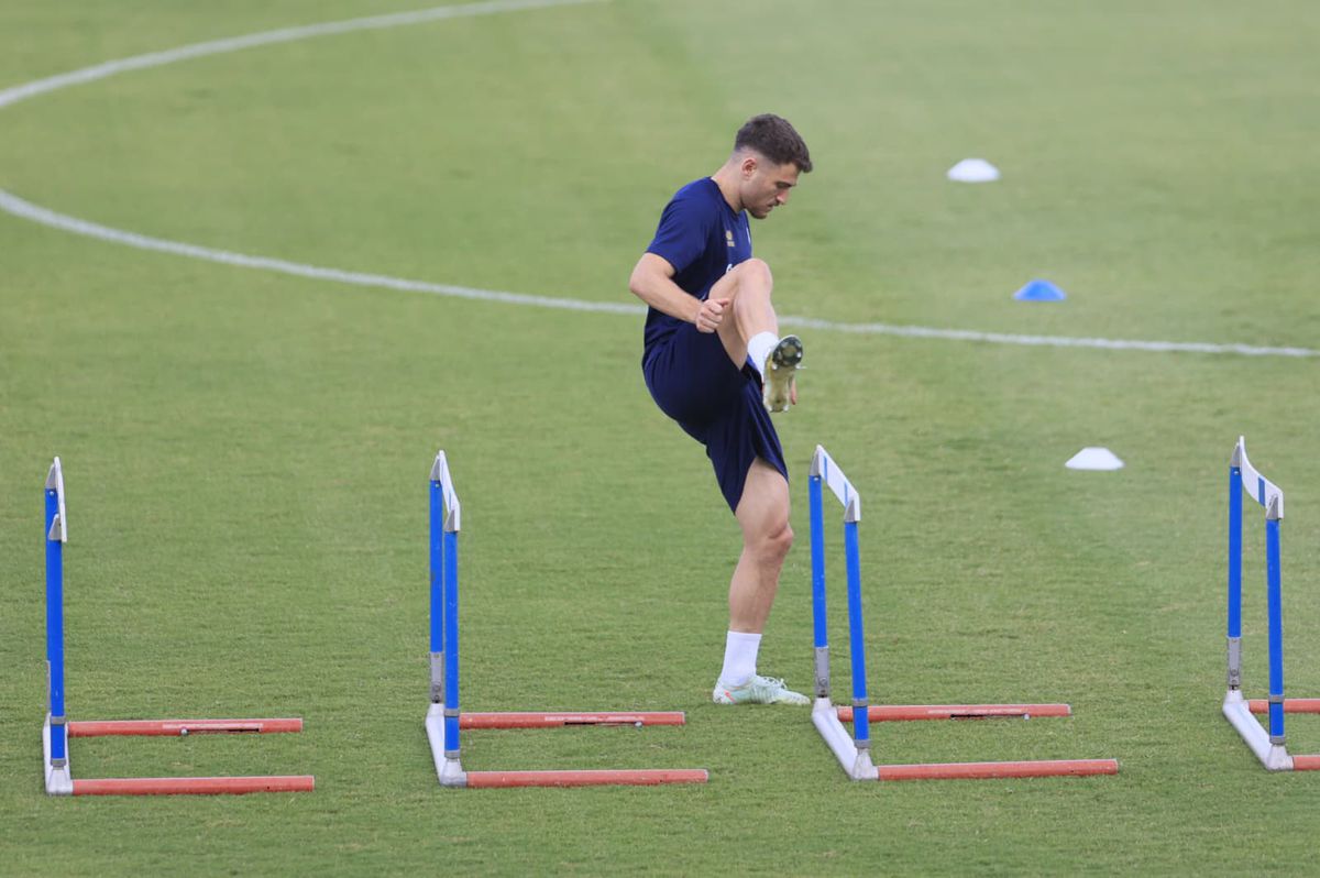 Antrenamentul și conferința naționalei Ciprului