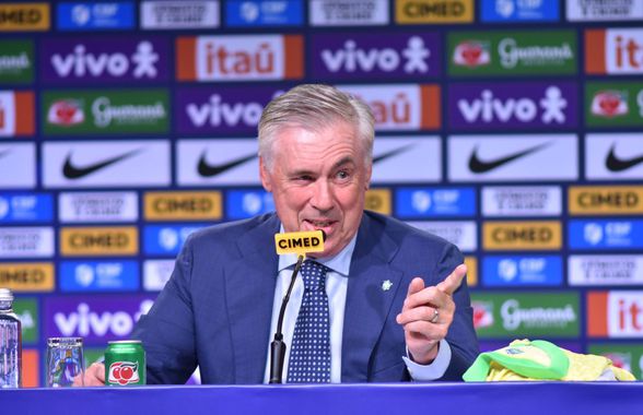 Ancelotti a ridicat „zidul” în Brazilia: „Fotbalul modern e la mâna atacanților! Dar eu sunt italian, nu uitați asta”