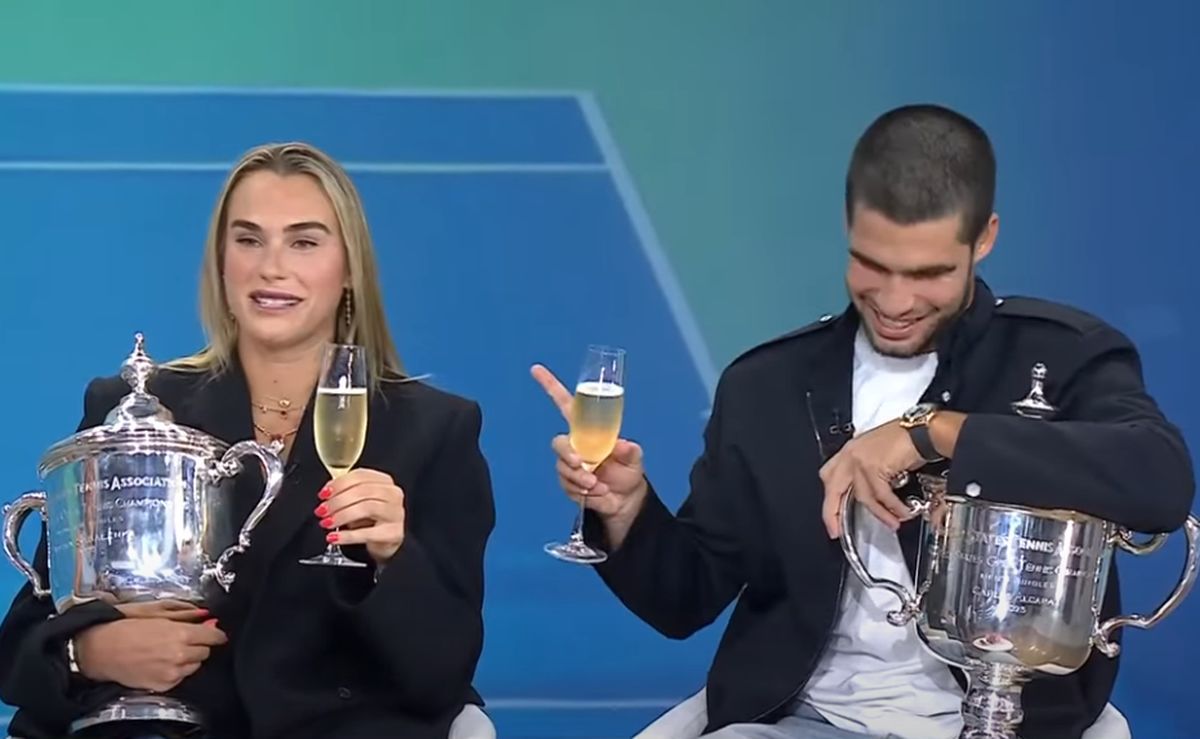 „Stați, stați! Ce faceți? N-am terminat” » Sabalenka și un moment viral la festivitatea de premiere de la US Open