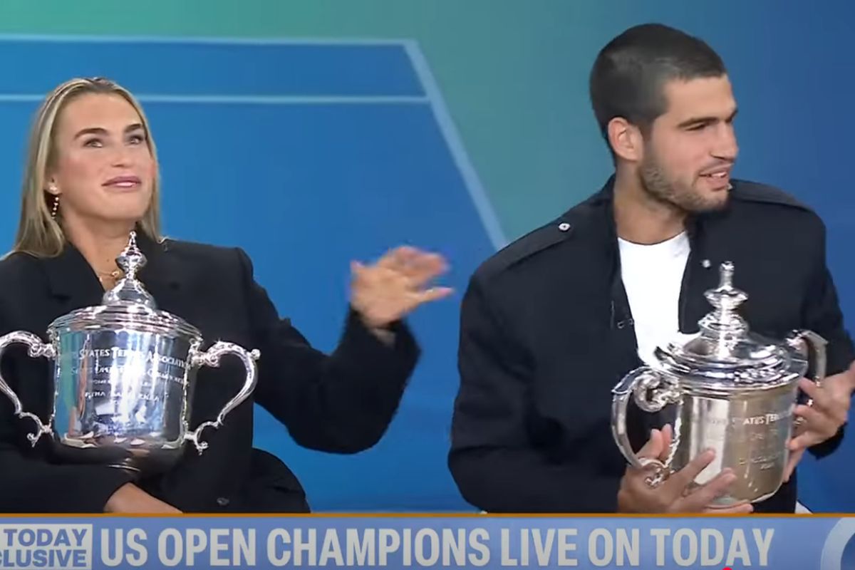 Ce s-a întâmplat în culise, după finala Sabalenka - Anisimova » Imaginile „scăpate” pe internet + rochia aleasă de campioană pentru poza oficială