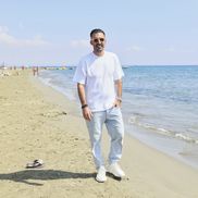 Elias Charlambous, pe plaja din Cipru // foto: Cristi Preda (GSP)