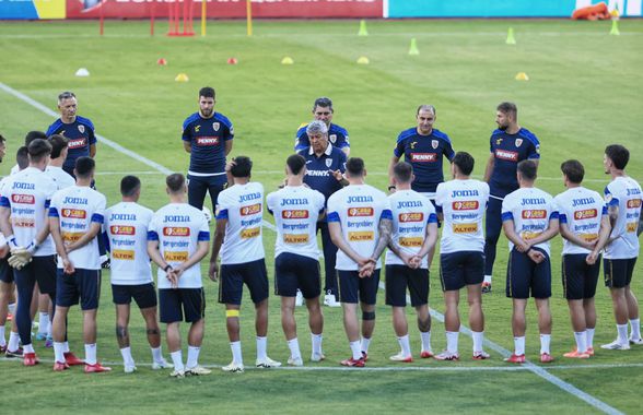 Imagini tari de la antrenamentul României » Ce au făcut Răzvan Burleanu și ceilalți „grei” din FRF