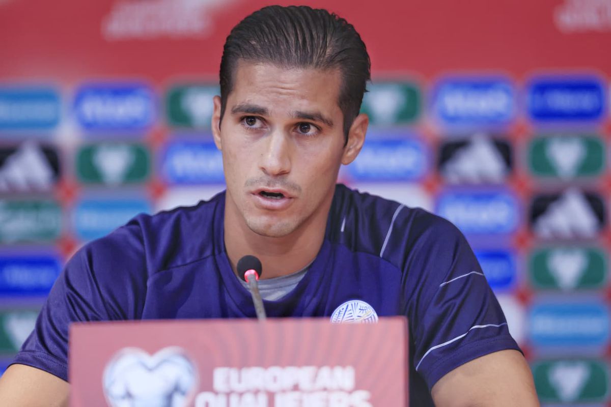 Antrenamentul și conferința naționalei Ciprului