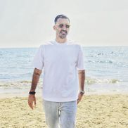 Elias Charlambous, pe plaja din Cipru // foto: Cristi Preda (GSP)