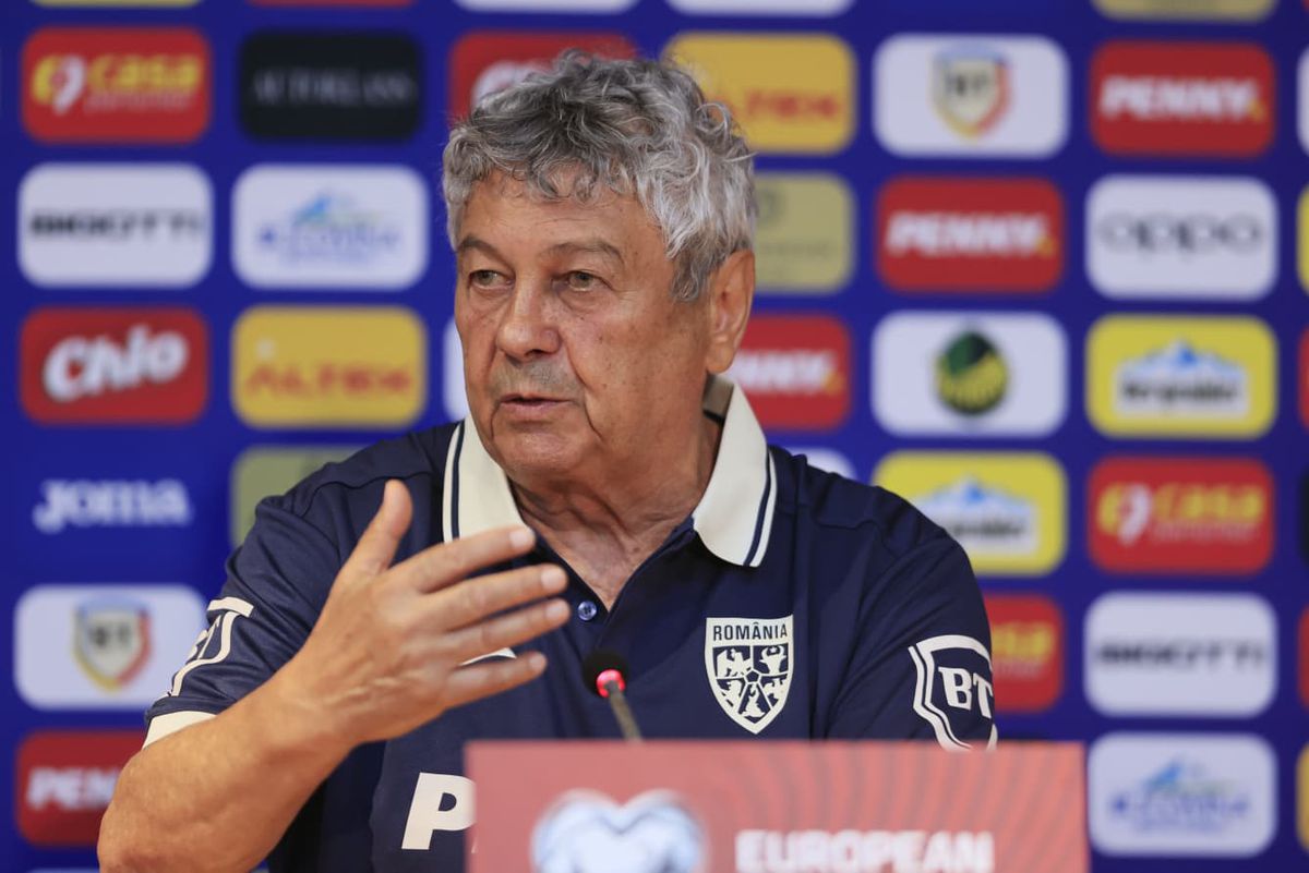 Mircea Lucescu și Marius Marin, conferință înainte de Cipru - România