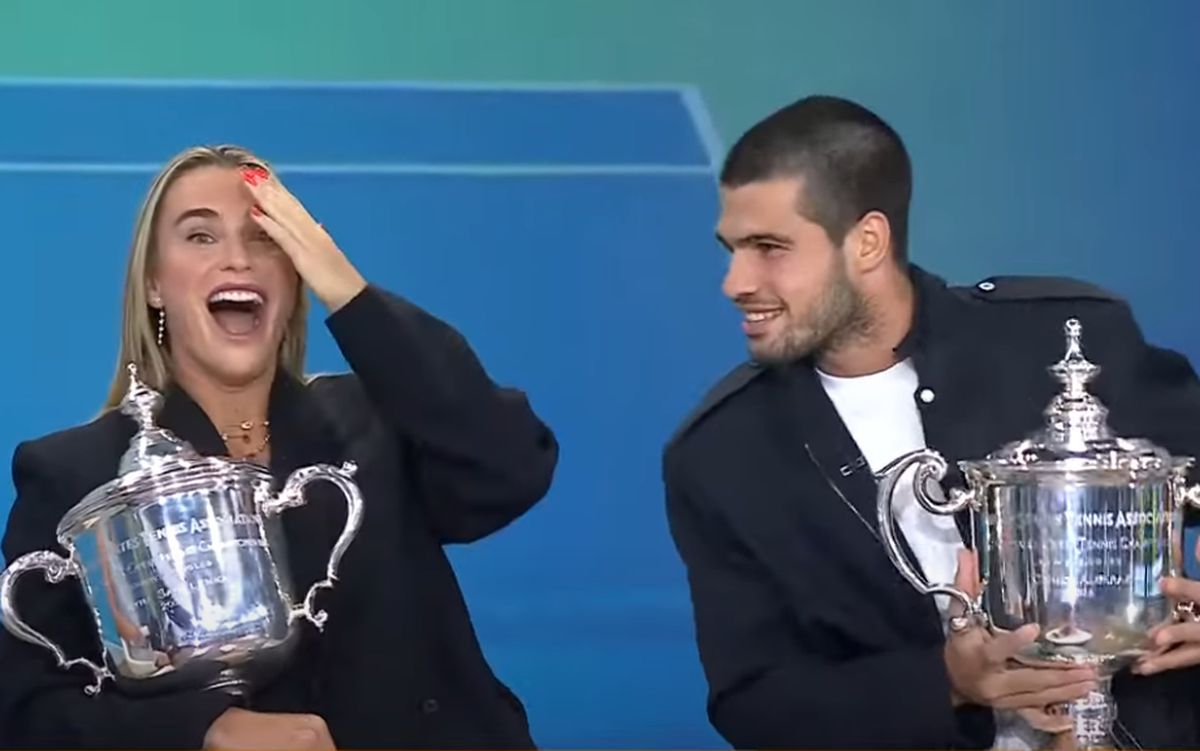 Aryna Sabalenka și Carlos Alcaraz, moment genial după US Open