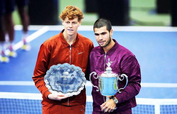 Succesul care pune distanță » Cum se compară ACUM Carlos Alcaraz și Jannik Sinner la numărul de mari trofee