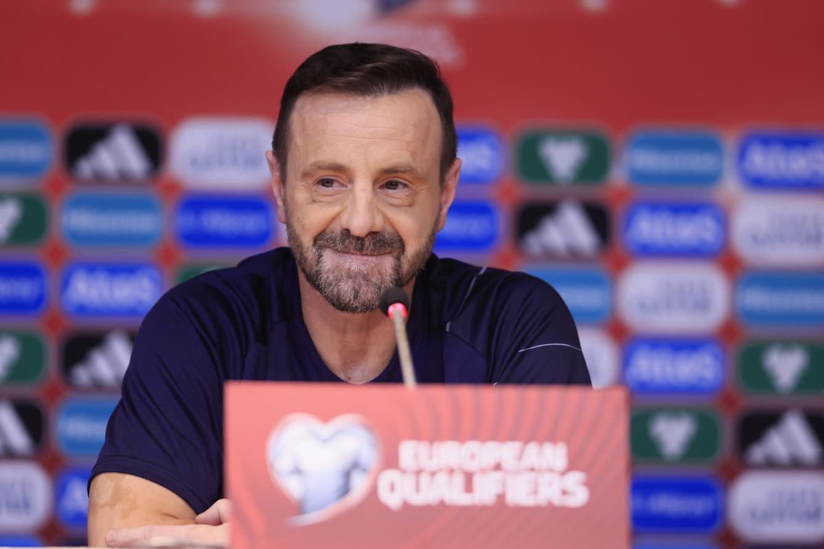 Antrenamentul și conferința naționalei Ciprului