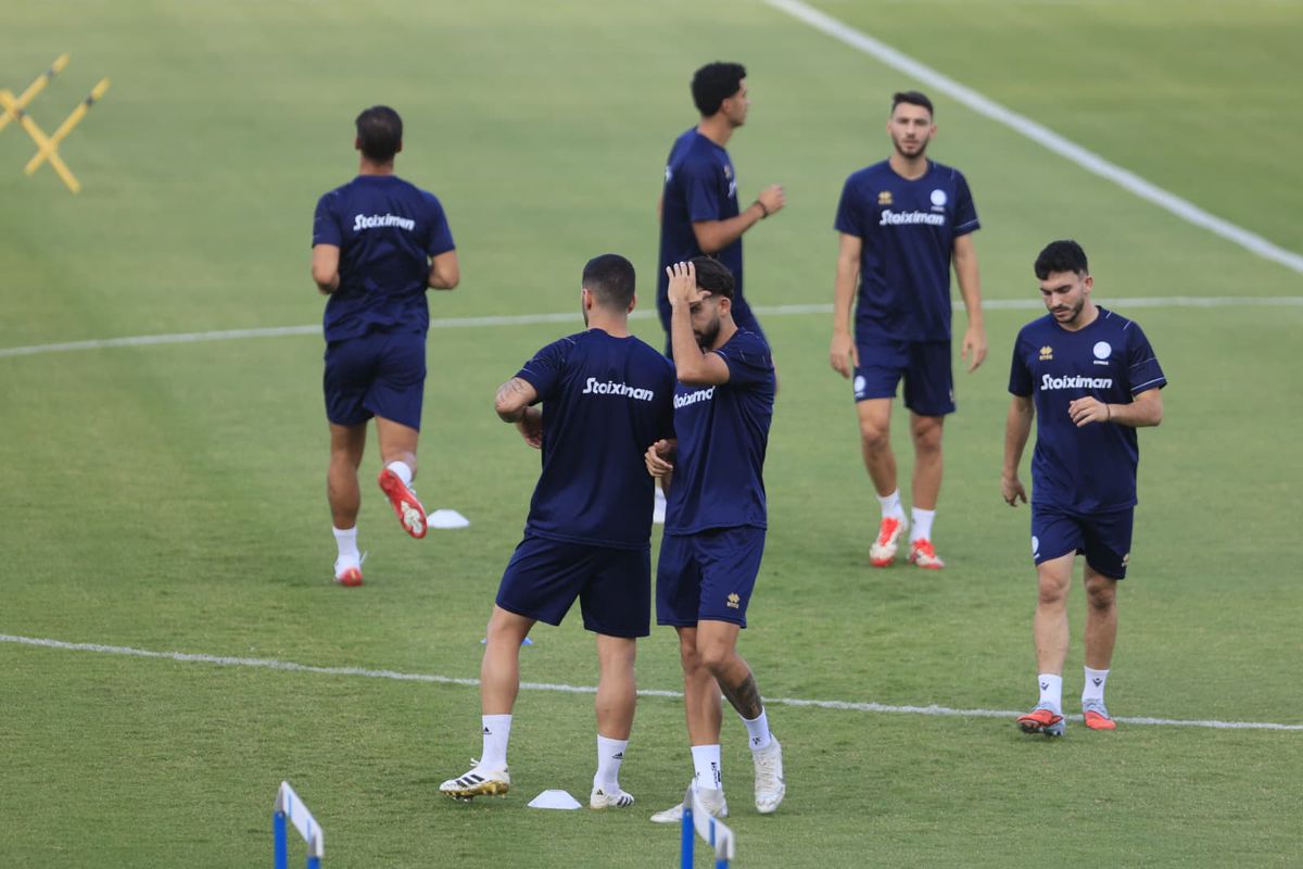 Antrenamentul și conferința naționalei Ciprului